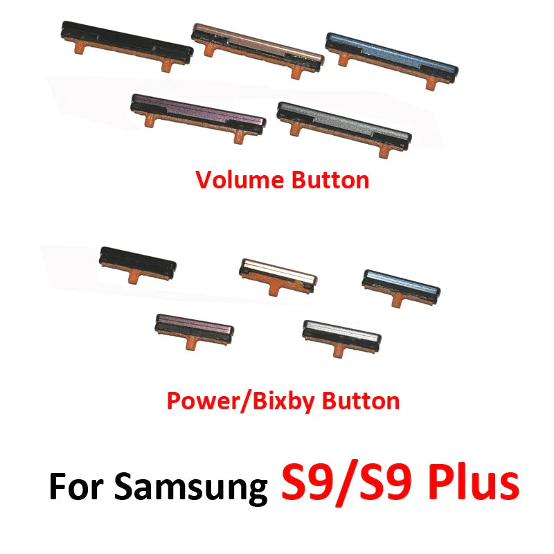 For Samsung Galaxy S9 Plus G960 G960F G960FD G965 G965F G965FD Phone Housing Side Key On Off Bixby Power Volume Button