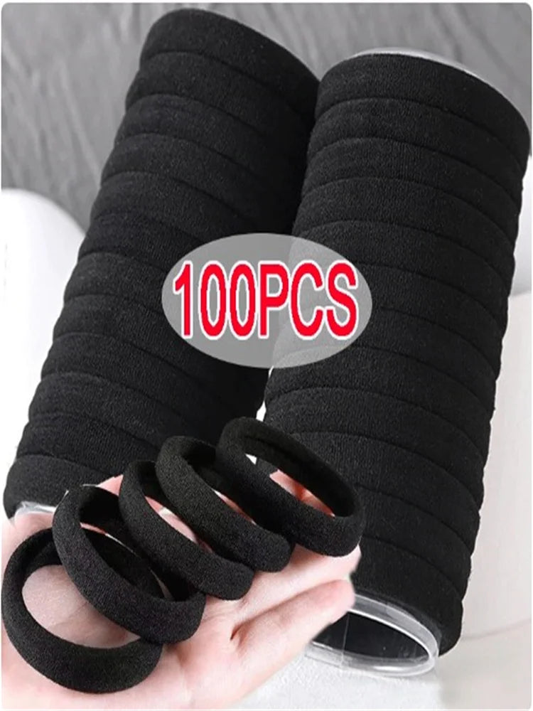 20/100pcs Kids High Elastic Hair Bands Girls Sweets Scrunchie Rubber Band for Children Hair Ties Headband Baby Hair Accessories
