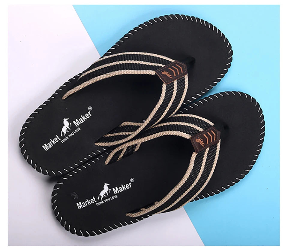 Ngouxm High Quality Summer Men Flip Flops Beach Flip Flops Fashion Breathable Casual Beach Outdoor Slippers