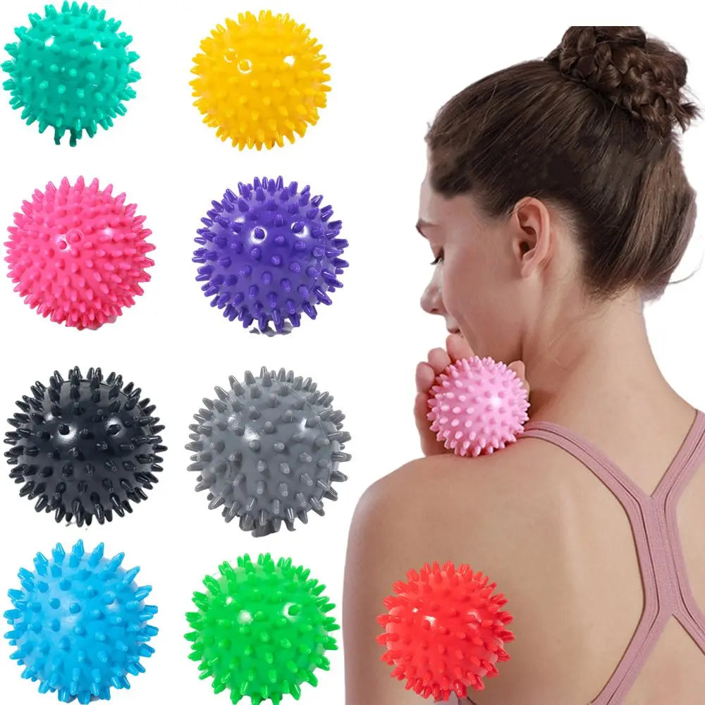 1PC Spiky Massage Roller Ball for Body Deep Tissue Back Massage Foot Massager Pain Stress Relief Muscle Soreness Relief Ball