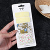 6/10Pcs Fashion Print Hairclips with Paper Jam Girl Waterdrop Broken Hair BB Clip Handmade Hairpin Headwear Kid Hair Accessories
