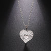 New Fashion Love Light Pendant Necklace for Women Classic Simple Stainless Steel Gold Color Necklace Jewlery Birthday Gift