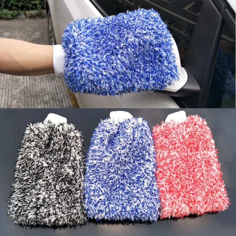 Car Wash Super Brush Microfiber Premium Wheels Brush Non-Slip Soft Handle Cleaning Car Wheel Spokes Car Accessories Detailing