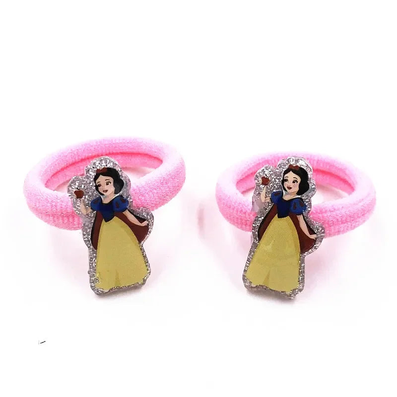 2Pcs Cartoon Princess Disney Mermaid Ariel Shine Hair Clips BB Clips Kids Hairpins Girls Hair Accessories Baby Headdress Gift