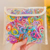 50/5pcs Colorful Flower Hair Ties Girls Kids Elastic Rubber Band Headband Scrunchie Sweet Rope Ponytail Holders Accessories