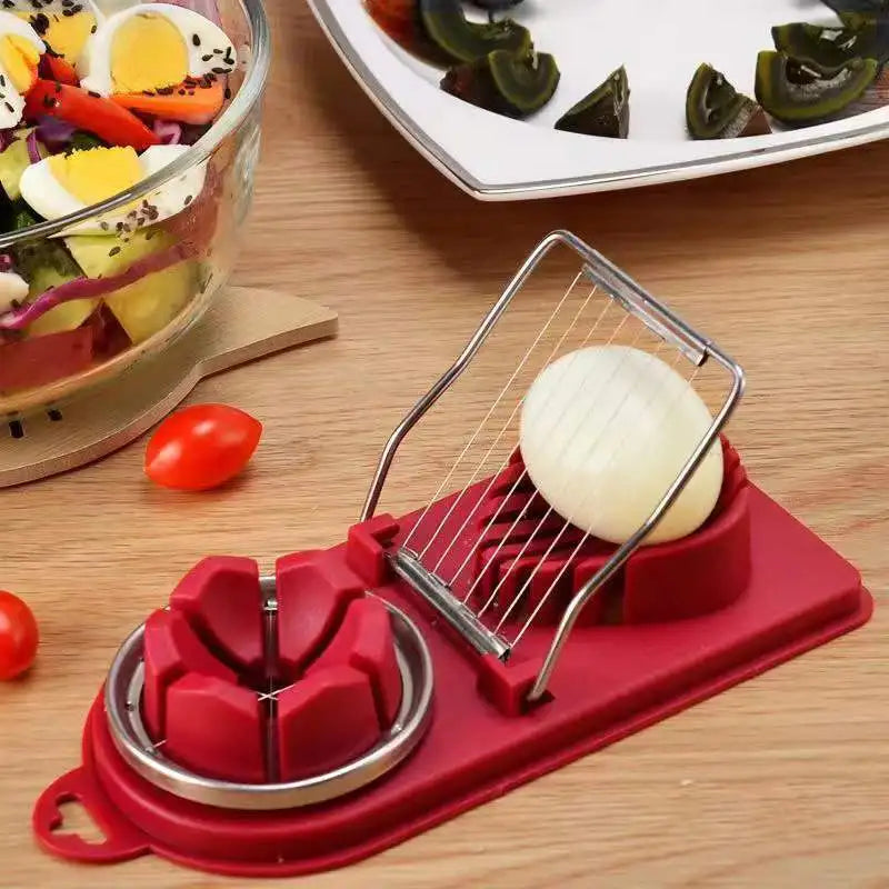 Egg Slicer Century Egg Magic Multi-function Egg Slicer Duck Egg Century Egg Slicer Half Slicer Cool Gadgets  Kitchen Items