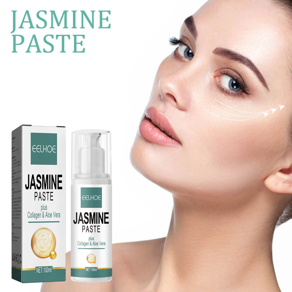 EELHOE Jasmine Eye Cream Dark Circles Remover Fade Eye Bags Puffiness Firming Moisturizer Massage Cream Eyes Skin Care Products