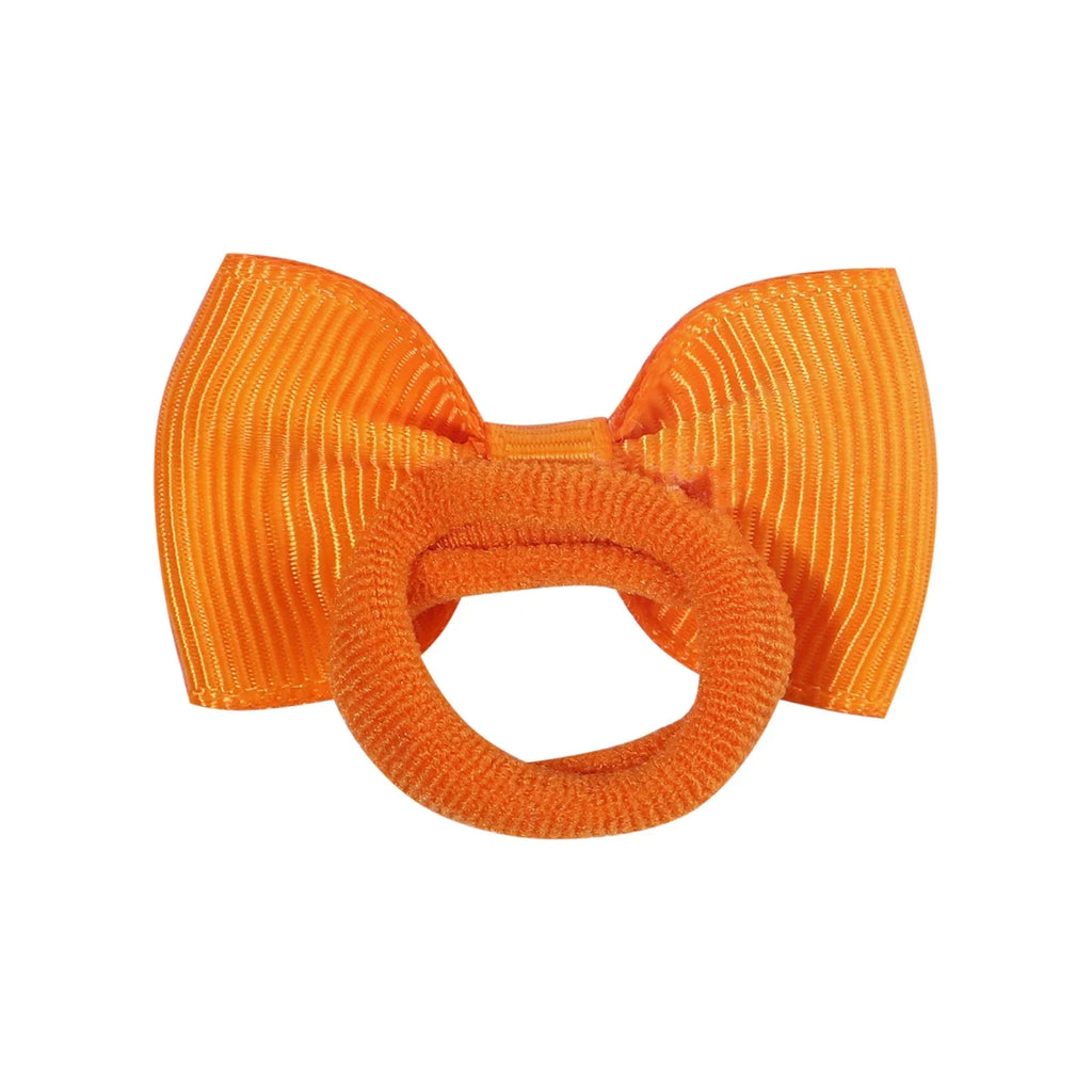 2Pcs/Set Wholesale 32Colors Mini Ribbon Bows HairBand Kids Girls Sweet Colorful Nylon Elastic Headband Headwear Hair Accessories