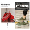 2024 Canvas Sneakers Men Fashion Spring Autumn Casual Men's Platform Lace Up Flats Shoes Non-slip Wear-resistant Sports Shoes