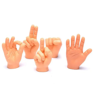 6pcs Cartoon Funny Finger Hands And  Feet Set Creative  Toys Of  Around The Small Hand Model Halloween Gift