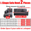 Solid Sofa Cover for Living Room Elastic 1/2/3/4 Seater Sofa Cover L Shaped Corner Sofa Cover Elastic Cover for Sofa