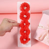 5/3Pcs Children Handmade Chiffon Petals Poppy Flower Hair Clips Rolled Rose Fabric Hair Flowers for Kids Girls Hair Accessories