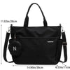 Ins Lazy Wind Nylon Womens Handbag New Korean Large Capacity Waterproof Shoulder Crossbody Bag Female Simple Literary