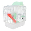 Hamster Cage Chinchilla Cages Mouse for Pet Mice Large Guinea Pig Rat Accessories Small Double-deck Double-layer Hideout Toy