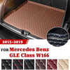 Car Trunk Mat For Mercedes Benz GLE Class W166 GLE 350 450 580 2015 2016 2017 2018 2019 Car Accessories