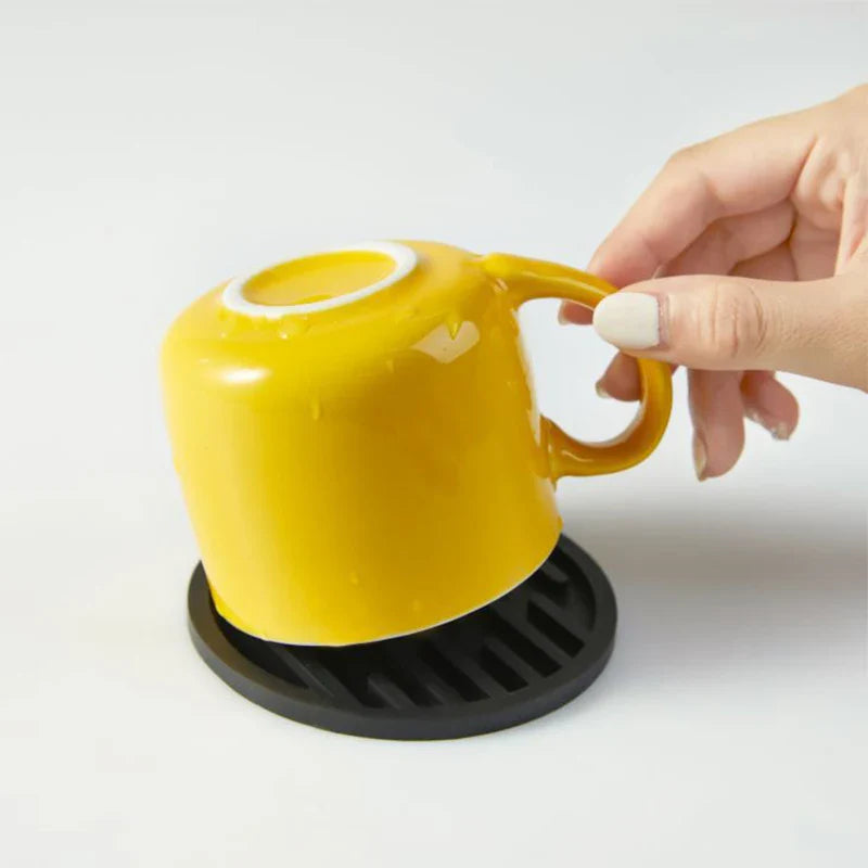 Food Grade Silicone Cup Coaster Tabletop Protection Slip Insulation Pad Glass Cup Mat Hot Drink Holder Home Kitchen Accessories