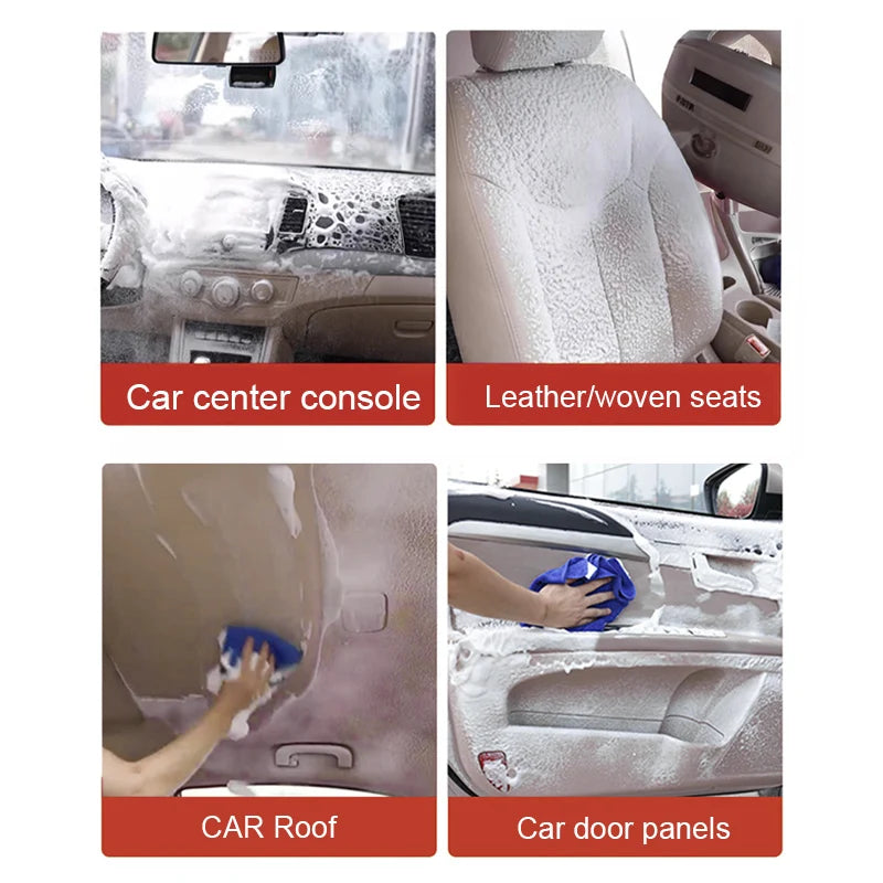 Multi-Purpose Foam Cleaner Rust Remover Cleaning Car House Seat Car Interior Accessories Home Kitchen Cleaning Foam Spray