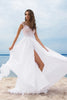 S-3XL2023 New Sebastian Chiffon Dress Prom White Evening Dress Sexy Split Bridesmaid Dress Stage Host Dress Graduation Dress