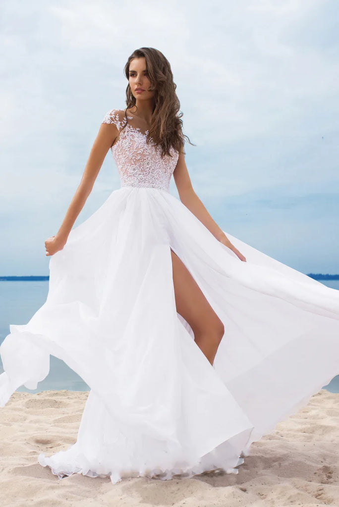 S-3XL2023 New Sebastian Chiffon Dress Prom White Evening Dress Sexy Split Bridesmaid Dress Stage Host Dress Graduation Dress