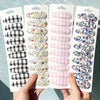 10Pcs/Lot Sweet Print Flower Snap Hair Clips For Women Girls BB Hairpins Barrettes Headwear Kids Accessories For Hair Wholesale