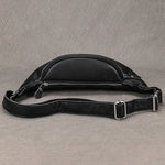 Load image into Gallery viewer, Big Waist Bag Mens Leather Belt Pounch Anti-theft Waist Pack Fanny Pack Bum Bag Belt Waist Pouch Chest Bag For Male leather Bag
