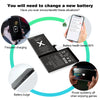 Battery For iPhone 7 8 Plus X XS Max XR 11 12 Pro Max Mini High Capacity  Replacement Bateria With Battery adhesive Tool Kits