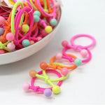 Load image into Gallery viewer, Red Cherry Baby Hair Bands Cute Girls Elastic Ponytail Holder Ties Heaband Kids Headwear Ropes Scrunchie Hair Accessories
