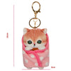 Soft Plush Keychain with Cute Cartoon Shark and Cat for Anime Fans Adorable Mofusand Figure