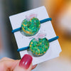 Children Sequins Floral Elastic Hair Bands Rubber Band Hair Tie Princess Kawaii Rope Headwear Girls Kids Hair Accessories