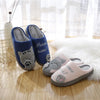 Couple Winter Home Slippers Indoor Bedroom Non-Slip Floor Slipper Women Shoes Cute Cartoon Cat Slippers Men Warm Plush Slides