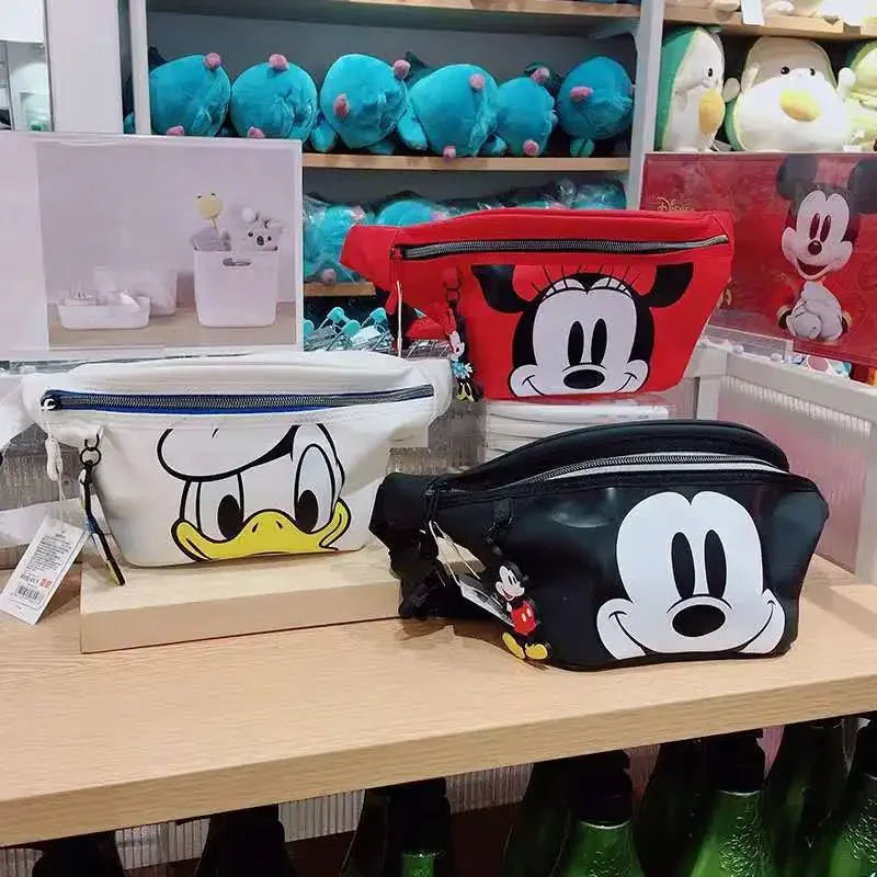 Disney's new Mickey Crossbody Bags belt bag Mickey Mouse shoulder bag chest bag boys girls handbag