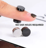 Load image into Gallery viewer, 3 Pairs Crystal Strong Magnetic Ear Stud Clip Earrings for Men and Women Punk Round Zircon Magnet Earrings Non Piercing Jewelry
