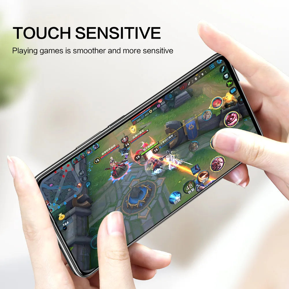 SmartDevil Full Cover Tempered Glass for Redmi Turbo3 Note 12 Turbo Note 13 Pro Screen Protectors for Note 9 10 HD Anti Blue Ray