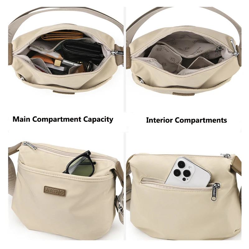 2024 New Versatile Oxford Cloth Crossbody Women's Bag - Stylish & Durable High Capacity Waterproof Single-Shoulder Bag