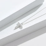 Load image into Gallery viewer, Fine Luxury crystal classic cross 925 sterling silver Pendant Necklace For Woman men charm Fashion party wedding Jewelry Gifts
