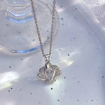 Load image into Gallery viewer, Fashion Jewelry Stainless Steel Beautiful Crown Set with Zircon Women's Necklace
