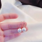 Load image into Gallery viewer, Fanqieliu Original 925 Silver Needle Lady's Fashion Jewelry New Pearl Drop Earrings FQL23505
