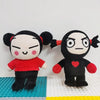 30cm Kawaii Pucca and Garu Plush Toys China Doll Cartoon Cute Soft Stuffed Dolls Figure Sleeping Pillow Children's Birthday Gift