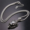 Lion Necklace Stainless Steel Head Pendant for Men women Hip Hop Rapper Miami wear accessaries hot sale birthday jewlery gifts