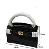 Fashion Women's Handbags Commuter PU Leather Top Handle Bags Casual Female Shoulder Bags Vintage Black Crossbody Bags 2024 New