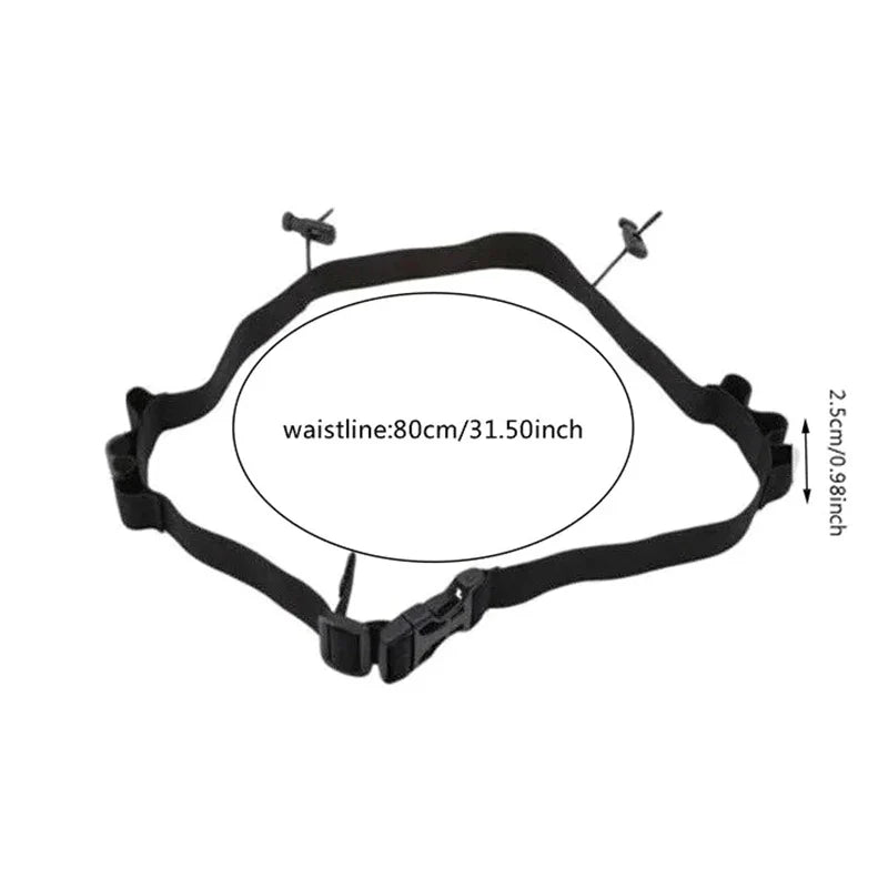 Outdoor Running Race Number Belt Waist Pack Bib Holder For Triathlon Marathon Cycling Fitness Sport Accessories