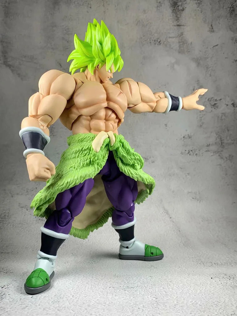 SHF Dragon Ball Super Broly Action Figure Saiya Collection Doll Anime Theater Version Figures Toy 22cm Broli Movable Model Toys