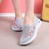 Women Sneakers Mesh Breathable Floral Comfort Mother Shoes Soft Solid Color Fashion Female Footwear Lightweight Zapatos De Mujer