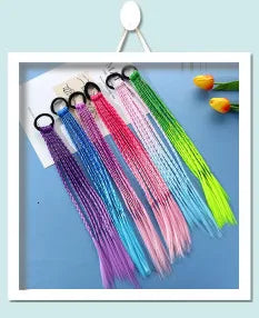 2PCS New Plush Rabbit Cute Princess Headwear Kids Elastic Hair Bands Children Ropes Girls Accessories Baby Headdress