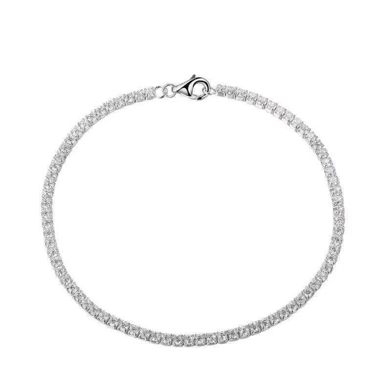 Free Shipping Top Quality 925 Sterling Silver Bracelet Fashion Gift Korean Silver Jewelry Small Square Silver Plated Bracelet