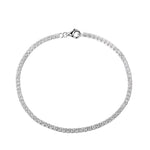 Load image into Gallery viewer, Free Shipping Top Quality 925 Sterling Silver Bracelet Fashion Gift Korean Silver Jewelry Small Square Silver Plated Bracelet
