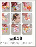 5PCS Flowers Stars Princess Color Headwear Kids Elastic Hair Bands Children Hair Ties Ropes Girls Accessories Baby Headdress