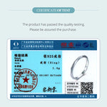 Load image into Gallery viewer, BAMOER New 925 Sterling Silver Minimalism Simple Ring for Women Fine Jewelry Fashion Stackble Eternity Band Wedding Gift Anillos
