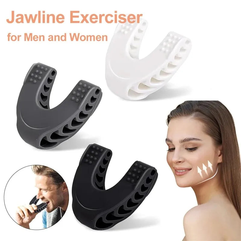 U Shape Jaw Exerciser New Facial Mouth Jawline Face Fitness Muscle Chew Ball Bite Breaker Training Equipment