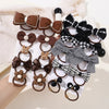 10Pcs/Set Girls Cartoon Hair Band Bow Hair Ties Flower Headbands Princess Elastic Rubber Bands Kids Hair Accessories
